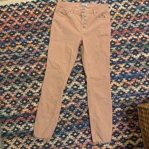 Free People Reagan Raw Jean Cord in Nude